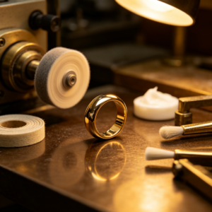 Professional jewelry polishing