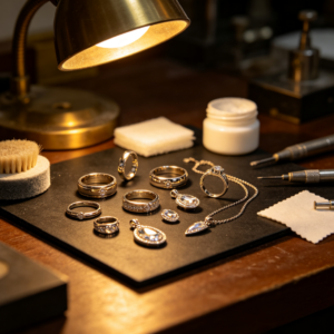 Polishing and finishing of finished jewelry