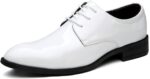 men Pointed-Toe Tuxedo Dress Shoes Casual Slip-on Loafer